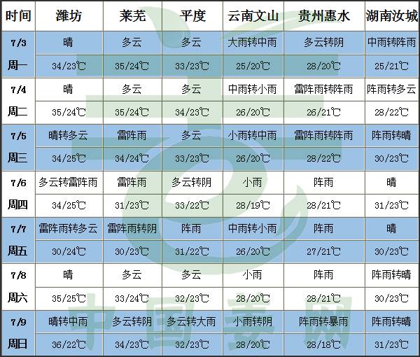生姜天氣