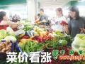 暴雨致菜價上漲，蔬菜種植損失嚴重 ()