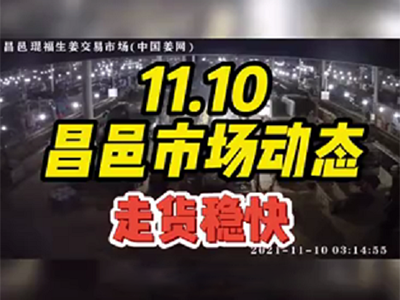 11月10日 昌邑生姜交易實況（走貨穩(wěn)快） (994播放)