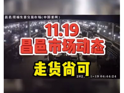 11月19日 昌邑生姜交易實(shí)況（走貨尚可） (1283播放)