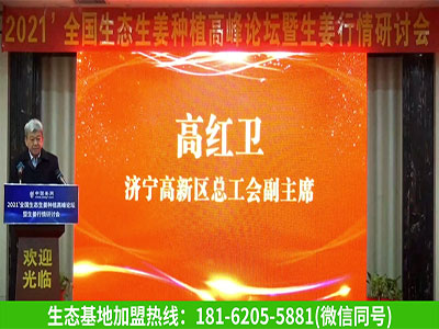 濟寧市高新區總工會副主席 高紅衛 致辭 ()