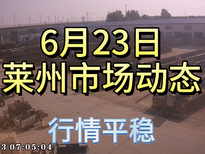 6月23日 萊州生姜交易實況（行情平穩） (4225播放)