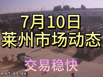 7月10日 萊州生姜交易實況（交易穩快） (4334播放)