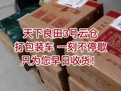 天下良田3號云倉 打包裝車 一刻不停歇 ()