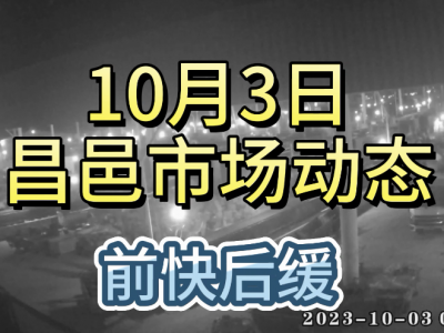 10月3日 昌邑生姜交易實況（前快后緩） (4619播放)