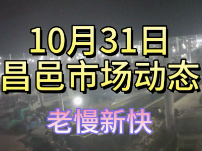 10月31日 昌邑生姜交易實況（老慢新快） (125播放)