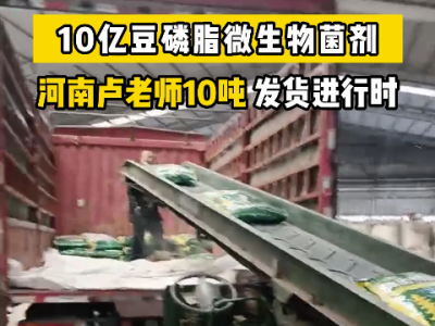河南盧老師10噸豆磷脂菌劑發貨中 (4703播放)