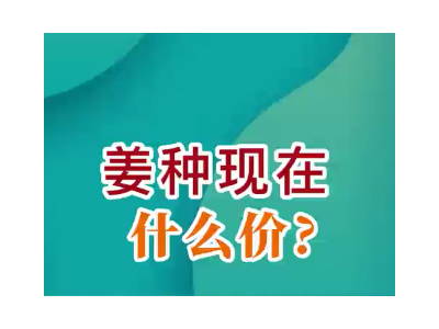 姜種現在什么價？ (139播放)