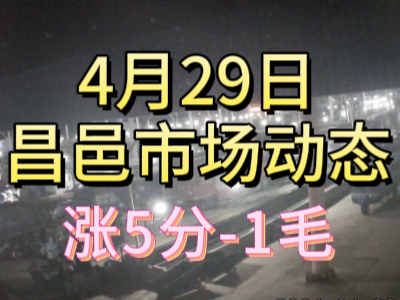 4月29日 琨福市場大姜價格（漲5分-1毛） (109播放)