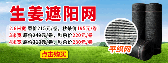 生姜遮陽網