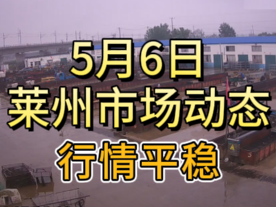 5月6日 萊州生姜交易實(shí)況（行情平穩(wěn)） (80播放)