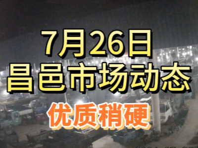 7月26日 琨福市場大姜價格（優質稍硬） (127播放)