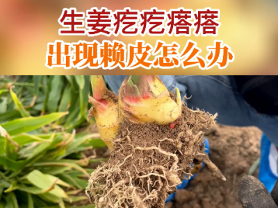 生姜疙疙瘩瘩出現(xiàn)賴皮怎么辦？ ()