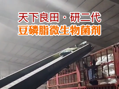 江西姜友12噸豆磷脂微生物菌劑裝車發貨中... ()