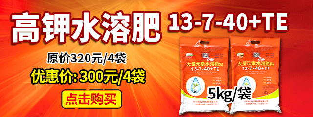 高鉀水溶肥13-7-40+TE